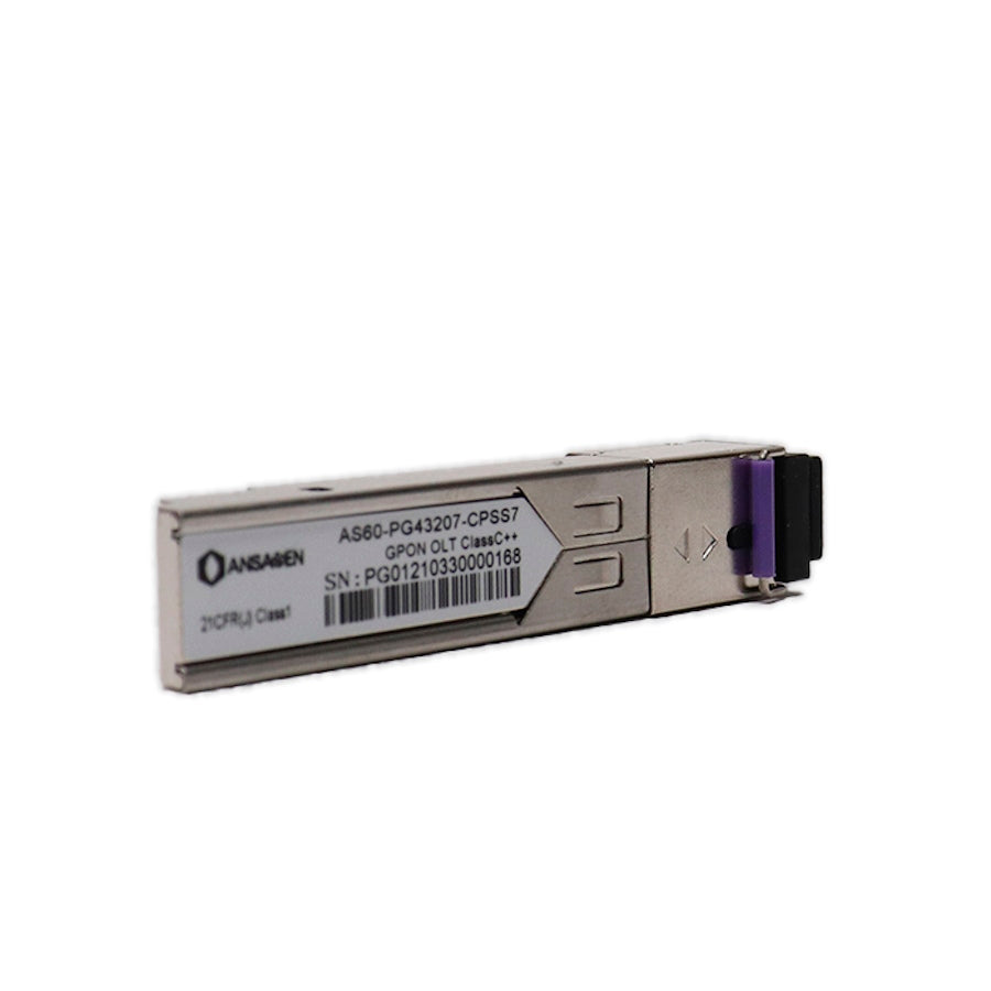 Módulo óptico SFP GPON - Clase C++, 7 dB. Hasta 20 Km