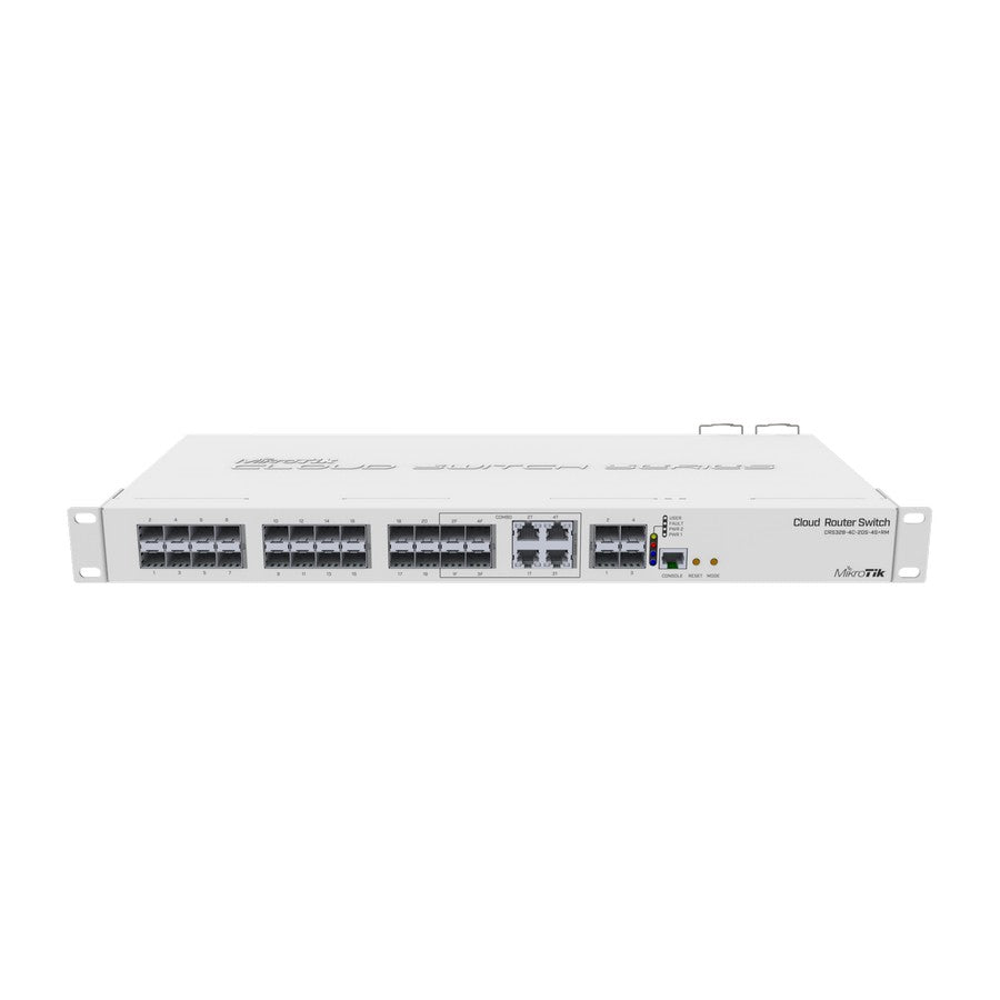 CRS328-4C-20S-4S+RM - Switch Inteligente de 20 ptos. SFP, 4 ptos. SFP+ más 4 ptos. Combo (RJ45/SFP)