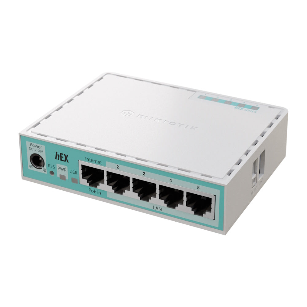 hEX refresh (E50UG) - Router de 5ptos Gigabit Ethernet, ARM, PoE in