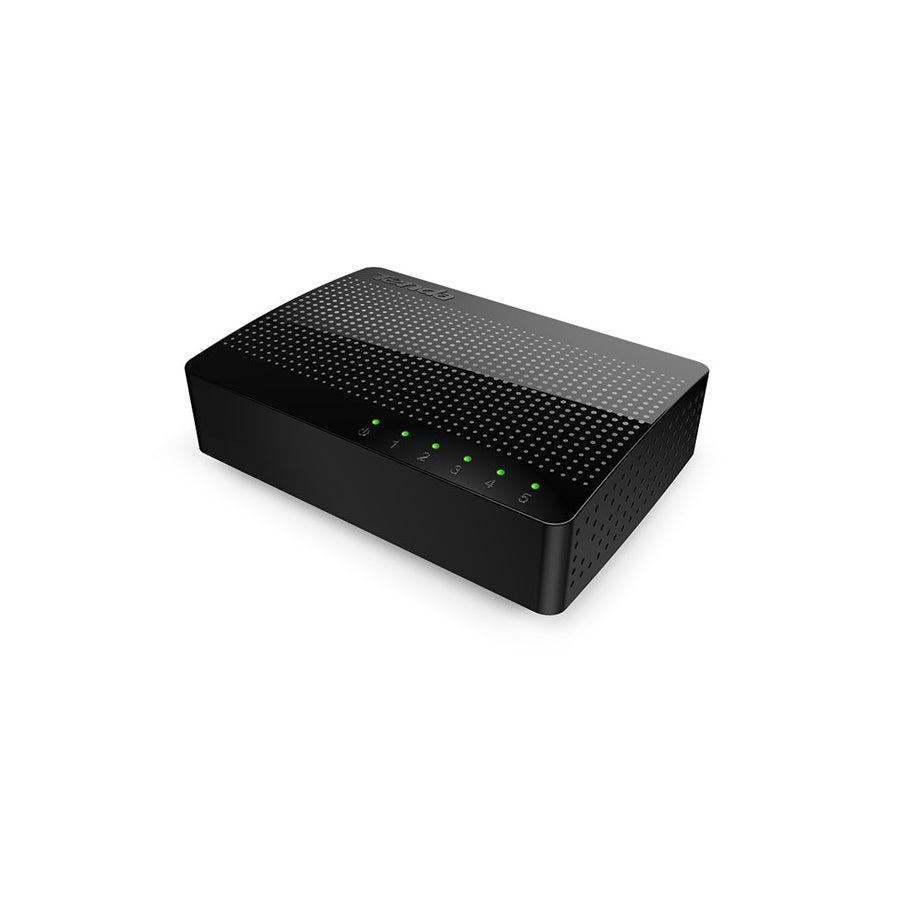 SG105 - Switch SOHO de 5 puertos Gigabit ethernet. Diseñado para escritorio.