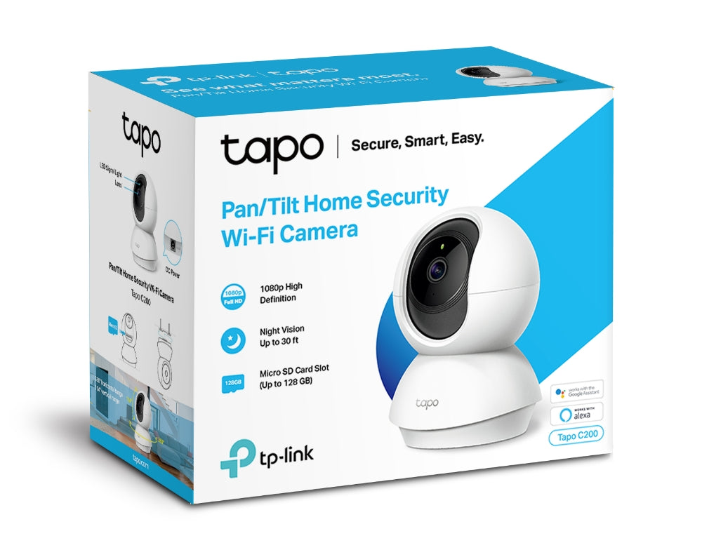 TAPO C200 - Cámara de Video Vigilancia para Interior con Visión de 360°