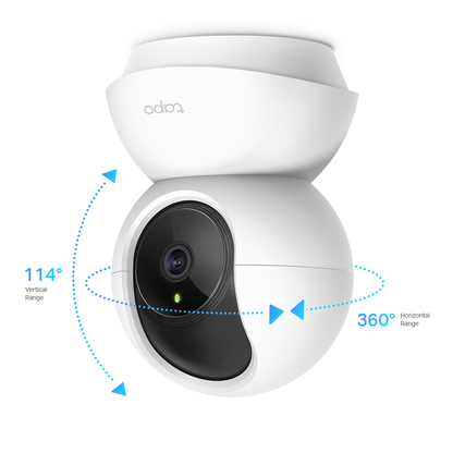 TAPO C200 - Cámara de Video Vigilancia para Interior con Visión de 360°