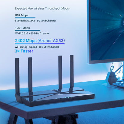 Archer AX53 - Router WiFi 6 Doble Banda Gigabit AX3000
