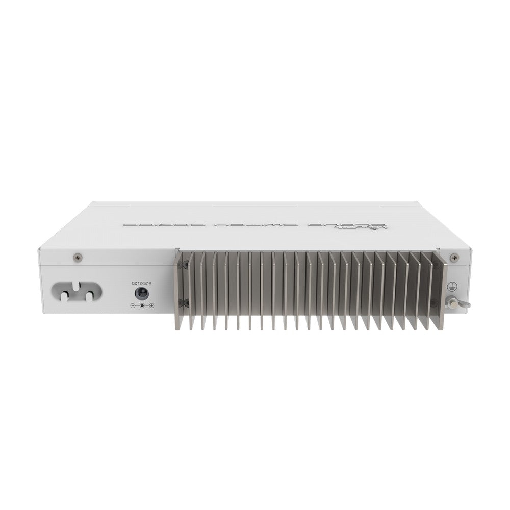 CRS309-1G-8S+IN. Switch de Escritorio de 8 ptos. SFP+ 10 Gbps y un puerto Gigabit Ethernet.