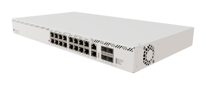 CRS320-8P-8B-4S+RM - Switch de Alta Potencia PoE++, 17 ptos. GbE + 4 ptos. SFP+