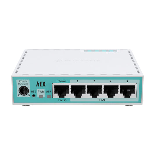 hEX refresh (E50UG) - Router de 5ptos Gigabit Ethernet, ARM, PoE in