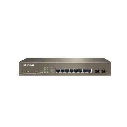 G3210P - Switch PoE Adminstrable de 8 ptos. Gigabit Ethernet +2 ptos. SFP.