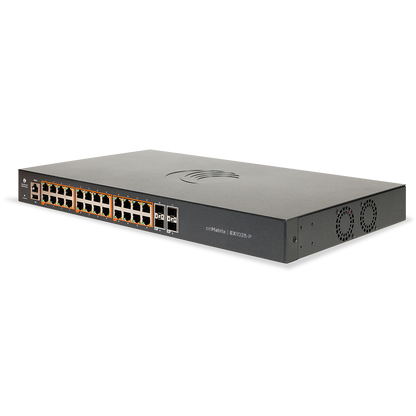 Switch cnMatrix EX1028-P de 24 ptos. Gigabit Ethernet, 4 puertos SFP+, PoE+