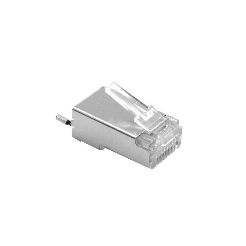 Conector RJ45 Blindado para cable UTP/FTP Cat5E - Por pieza.